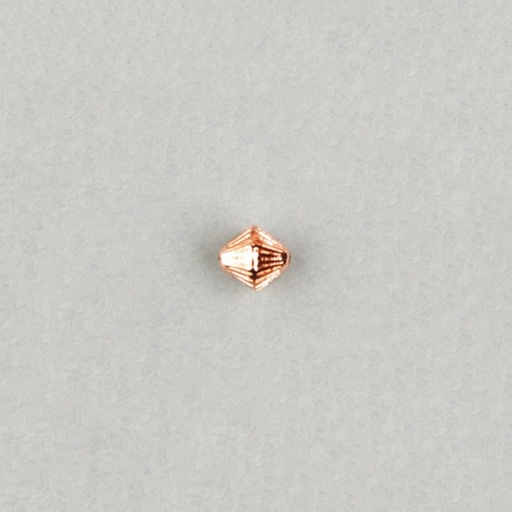 [111280000] Metallize bead 6,5x7mm. Hole Ø 1mm