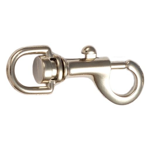 [640500000] Nickel plated pewter lobster clasp 55mm
