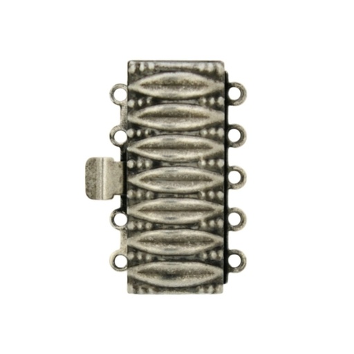 [230250500] Necklace clasp 25x16mm 5 strands