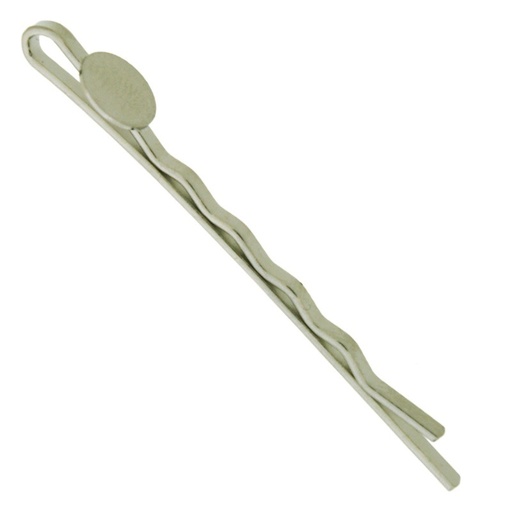 [810400800] Hair grip 55x2mm with disc Ø8mm