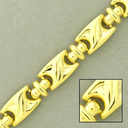 [523520000] Brass chain width 9,5mm