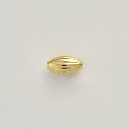 [117100800] Metal bead 4x8mm. Hole Ø 1mm