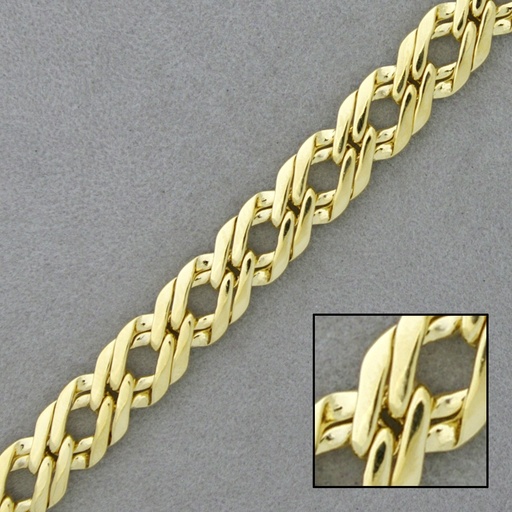 [523920000] Flat brass chain width 8,5mm