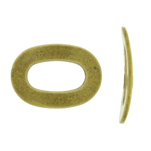 [120020000] Metal bead 22x31mm. Hole 10x19mm