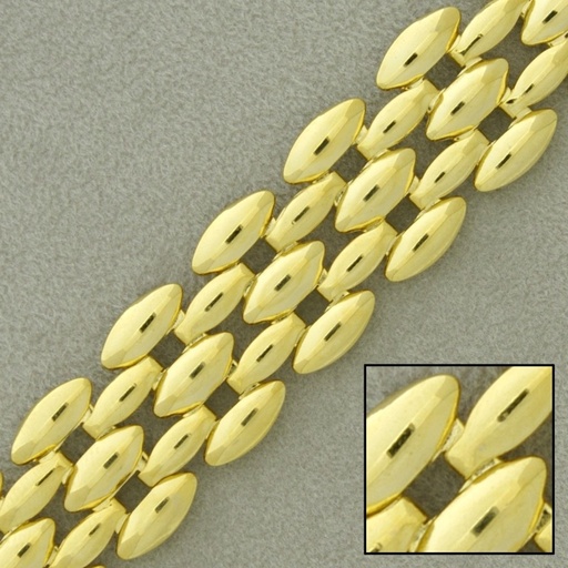 [920570000] Cadena de latón cartier ancho 16mm