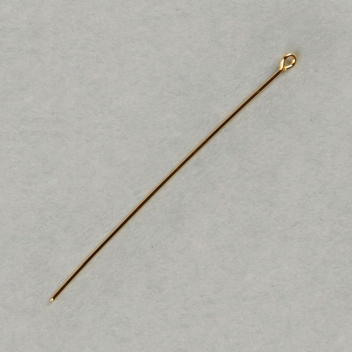 [110726000] Brass eyepin 60mm. Wire Ø 0,7mm