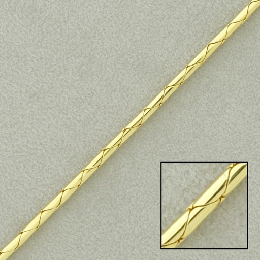 [925270000] Cobra brass chain Ø 2mm