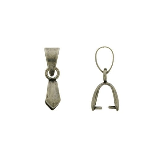 [114371800] Set 18x4,5mm pendant bail for bead. For chain or cord Ø4mm