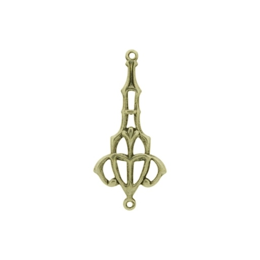 [116150000] Metal component 2 loops 30x13mm
