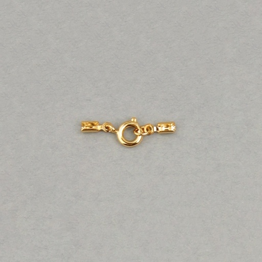 [110100000] Spring clasp Ø 6mm + 2 ends to Ø 1,5mm wire