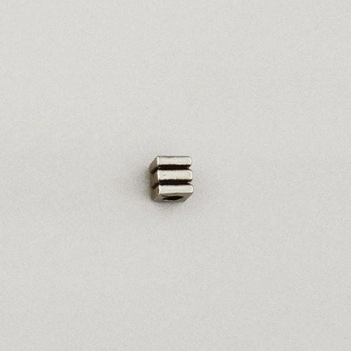[117270000] Metal bead 5,5x5,5mm. Hole Ø 2mm