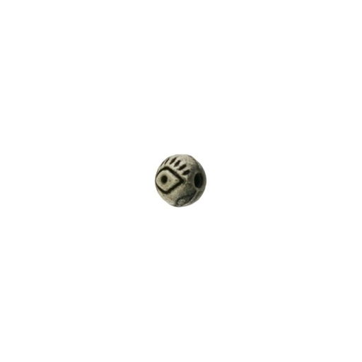 [120780000] Engraved ball Ø 6mm. Hole Ø 1,5mm.