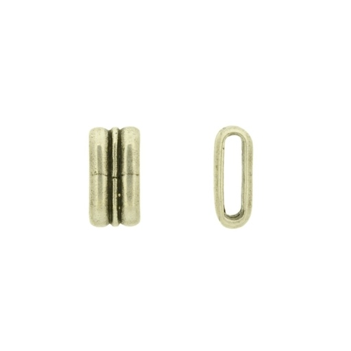 [120180000] IntercalaireSlider bead 7x15mm. Trou 2x10mm