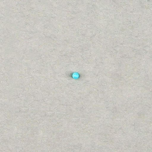[750300100] Plastic ball Ø 1,5mm turquoise colour