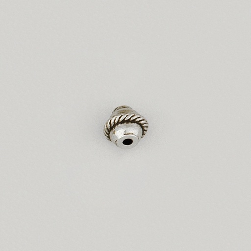 [115530000] Metal bead 8,5x8mm. Hole Ø 1,5mm