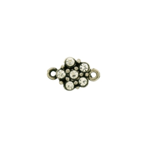 [111810000] Spacer 10x15,5mm with 4 sockets to strass