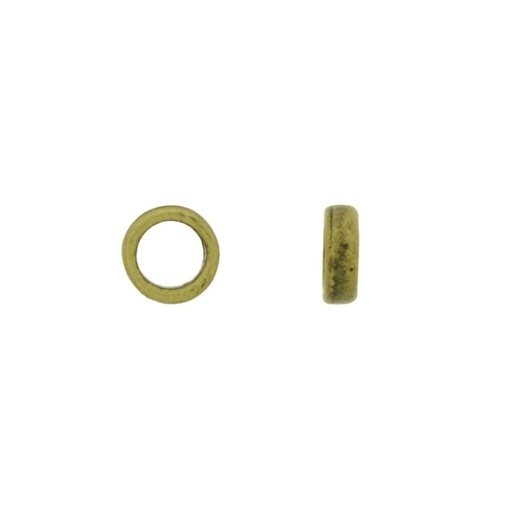 [120270000] Zamak metal bead Ø 8mm. Hole Ø 5mm