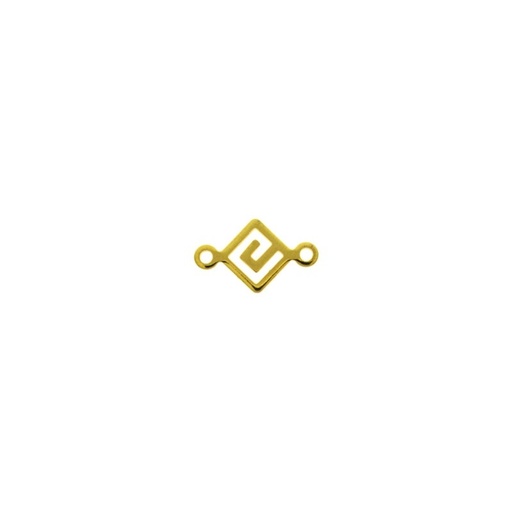 [912430700] Rombus brass spacer 15,5mmx9,2mm