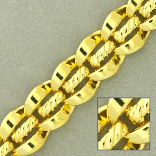 [524460000] Chaîne en laiton largeur 17,5mm