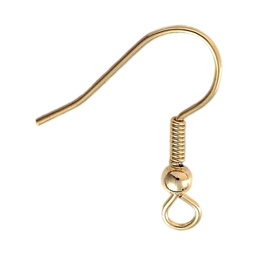 [635850000] Fish hook earring 22x23mm.