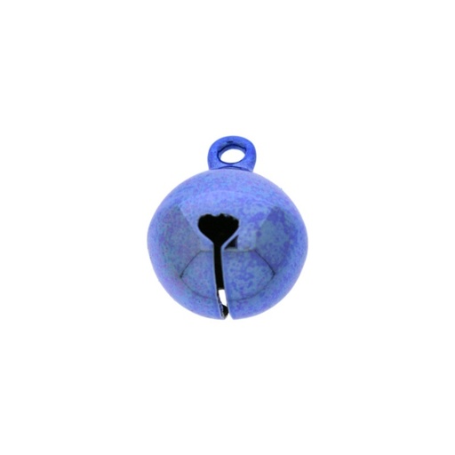 [123321400] Jingle bell Ø 14mm blue colour nickel free