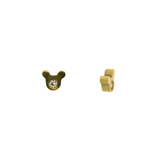 [112500000] Mickey finding 5,5x6,5mm flat base