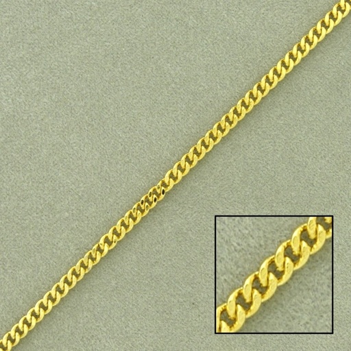 [521580000] Curb brass chain width 2,3mm
