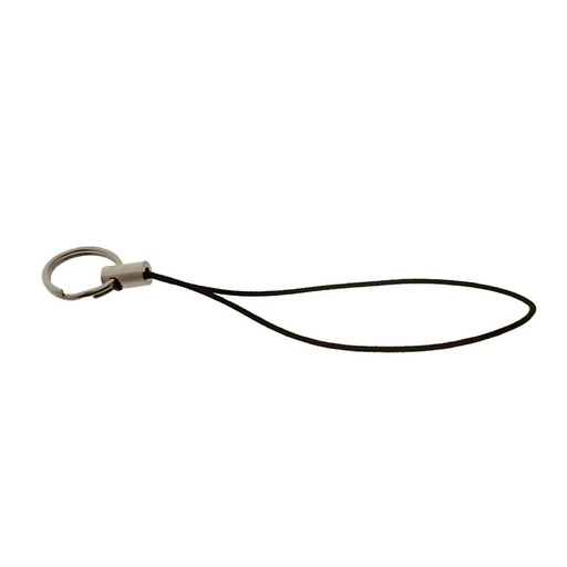 [121809800] Mobile phone cord mounted with double jumpring Ø12mm