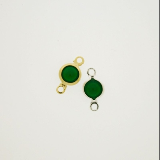 [750180900] Round strass diam. 6mm chrysopidae colour. Length 13mm