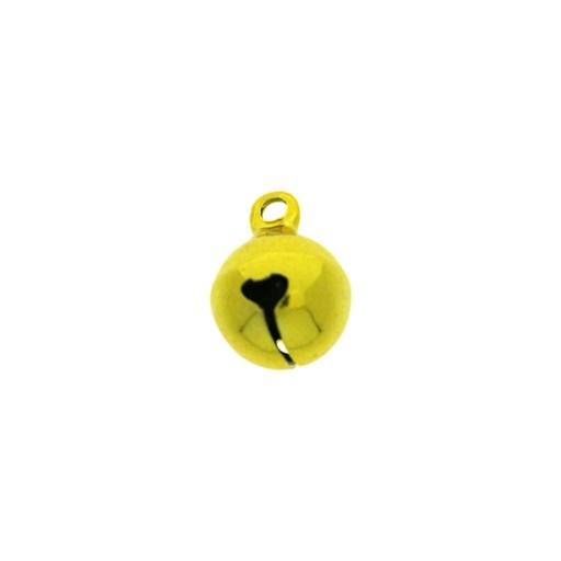 [123331000] Jingle bell Ø 10mm yellow colour nickel free