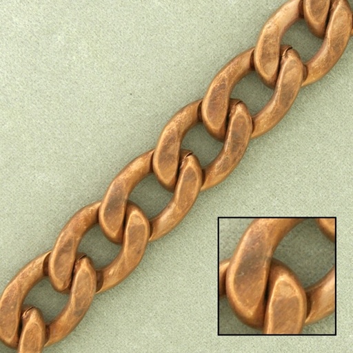 [514520000] Flat curb steel chain width 12mm