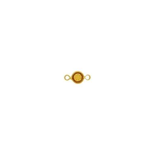 [123040400] Intercalaire strass Ø 4mm couleur topaze
