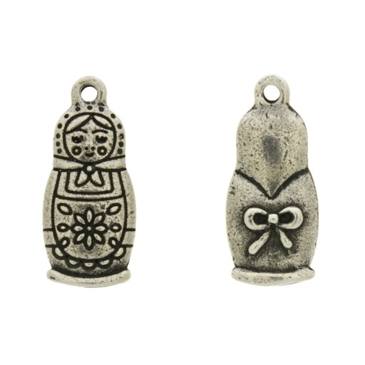[120550000] Colgante matrioska 27x12mm