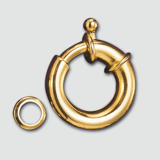 [228001800] Spring ring clasp Ø 18mm + block ring