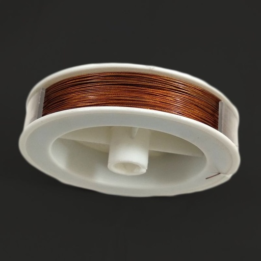 [539380700] Cà¢ble en acier Ø 0,45mm bronze