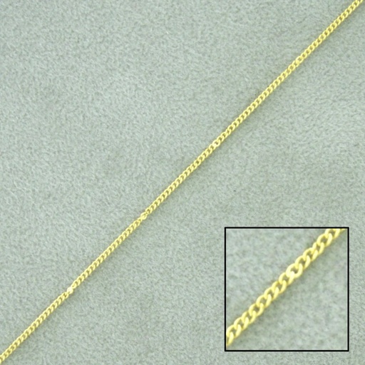 [522130000] Curb brass chain width 0,9mm