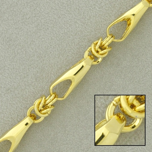 [523950000] Chaîne en laiton largeur 6mm.