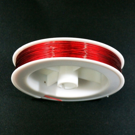 [539381600] Cable de acero Ø 0,45mm rojo