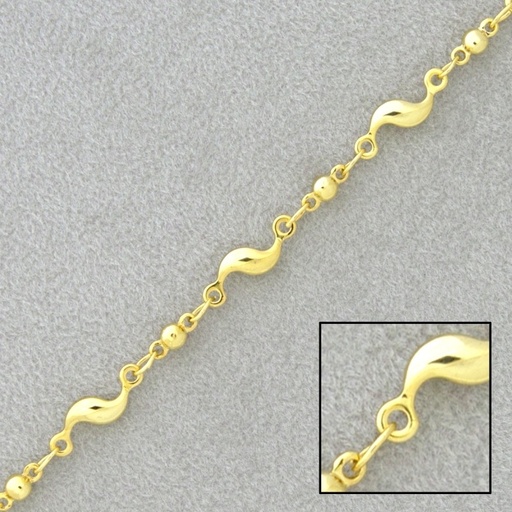 [924850000] Brass chain width 4mm