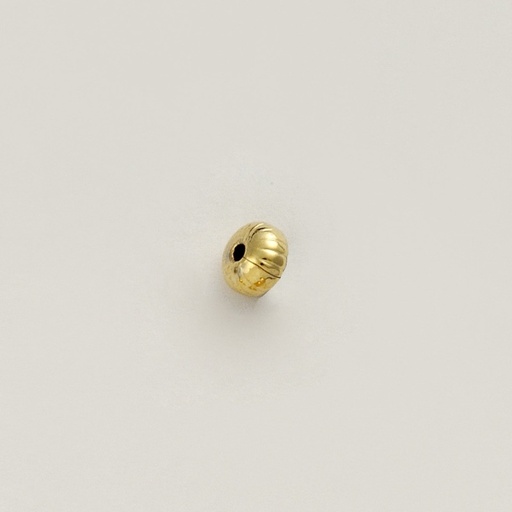 [114094500] Metal bead 4,5x2,4mm. Hole Ø 1mm