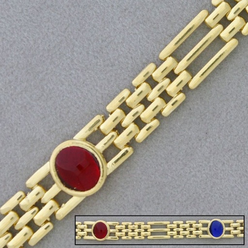[525190000] Combined cartier brass chain width 9,5mm