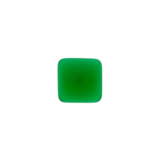 [750680900] Pierre cabochon carrée 8x8mm base plate couleur chrysope