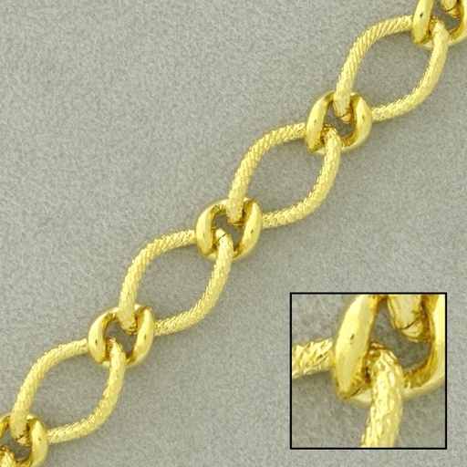 [524130000] Figaro brass chain width 9,4mm