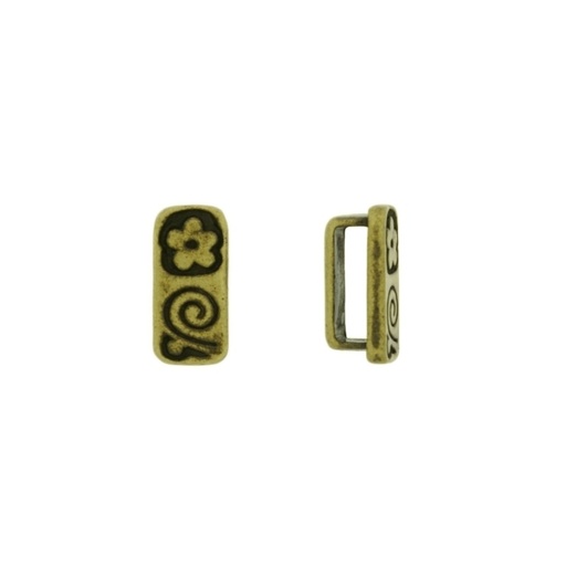 [120130000] Slider bead 7x15mm. Hole 2x10mm