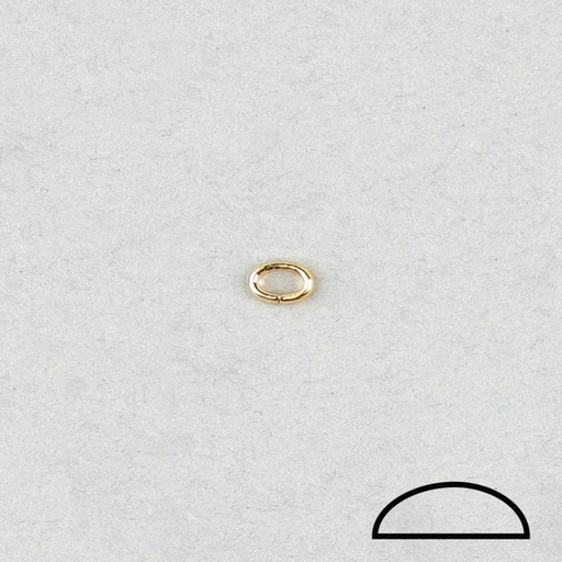 [320190000] Anneau ouvert ovale 5x3,5xØ 1,2mm