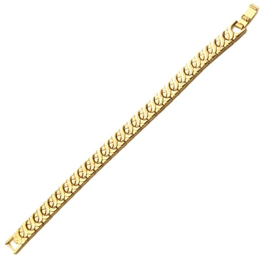 [545220000] Brass bracelet 19cms width 9,6mm