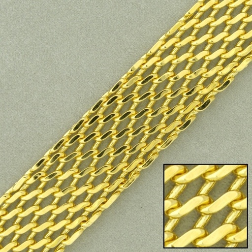 [927300000] Chaîne en laiton platé largeur 15,7mm