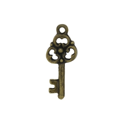 [129030000] Pendentif clef 23x10mm