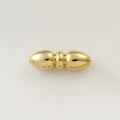 [117300000] Metal bead 5x15mm. Hole Ø 1mm