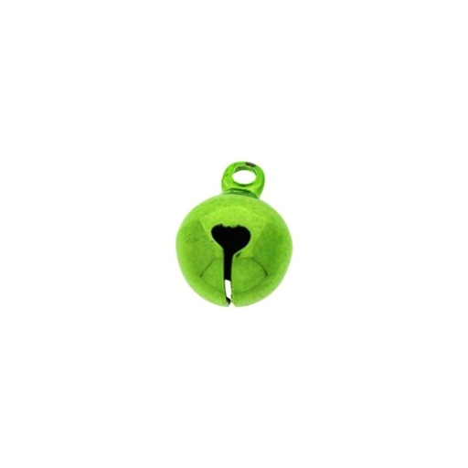 [123311000] Jingle bell Ø 10mm green colour nickel free